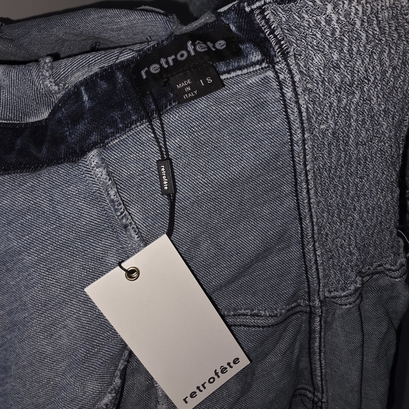 Retrofête Janie Washed Denim Mini Dress Women’s Small - Picture 10 of 10